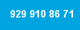 929 910 86 71 929 910 86 71